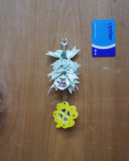 Mint Mirror Ribbon Bow Artisan Keychain 09