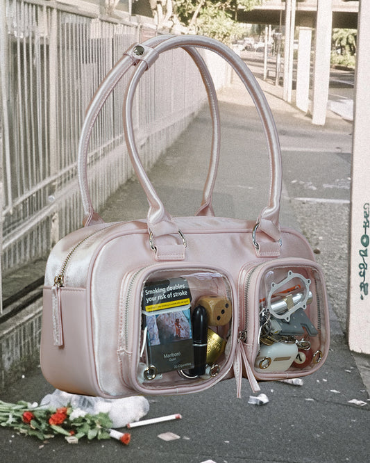 Clearcore Velvet Pink Ita Bag 01