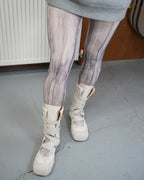 white lolita tights with miumiu barre boots