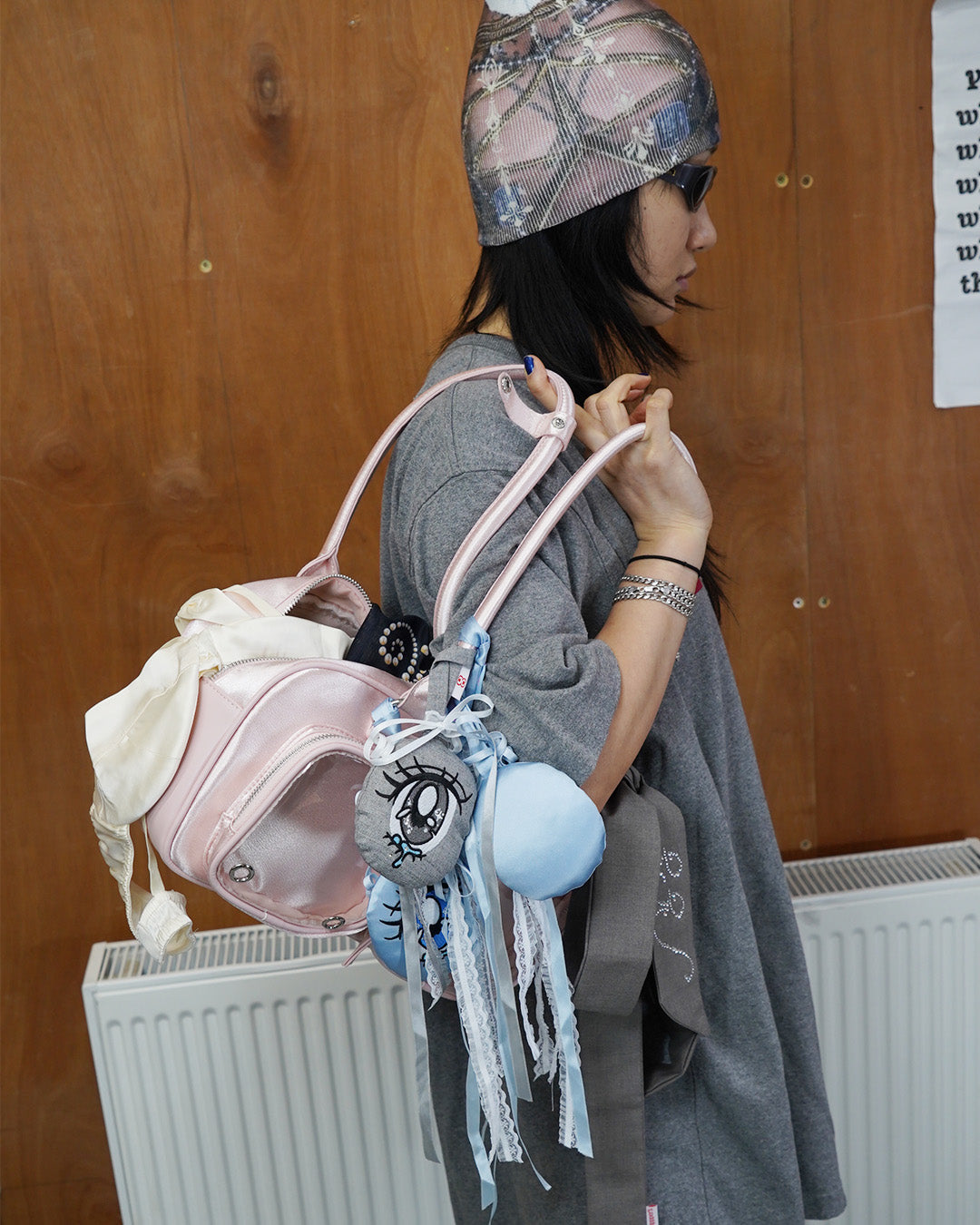 Clearcore Velvet Pink Ita Bag 01