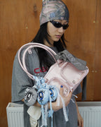 Dreamy Tear Blink Platinum Grey Bag Charm 01