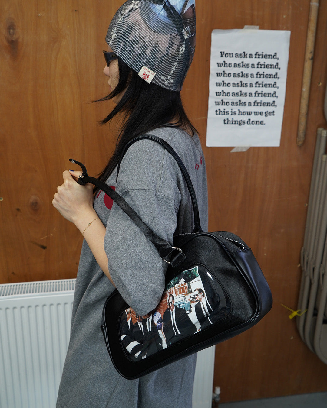 Clearcore Velvet Pink Ita Bag 01