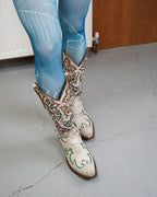 Lucid Blue PearlPrinted Tights 06
