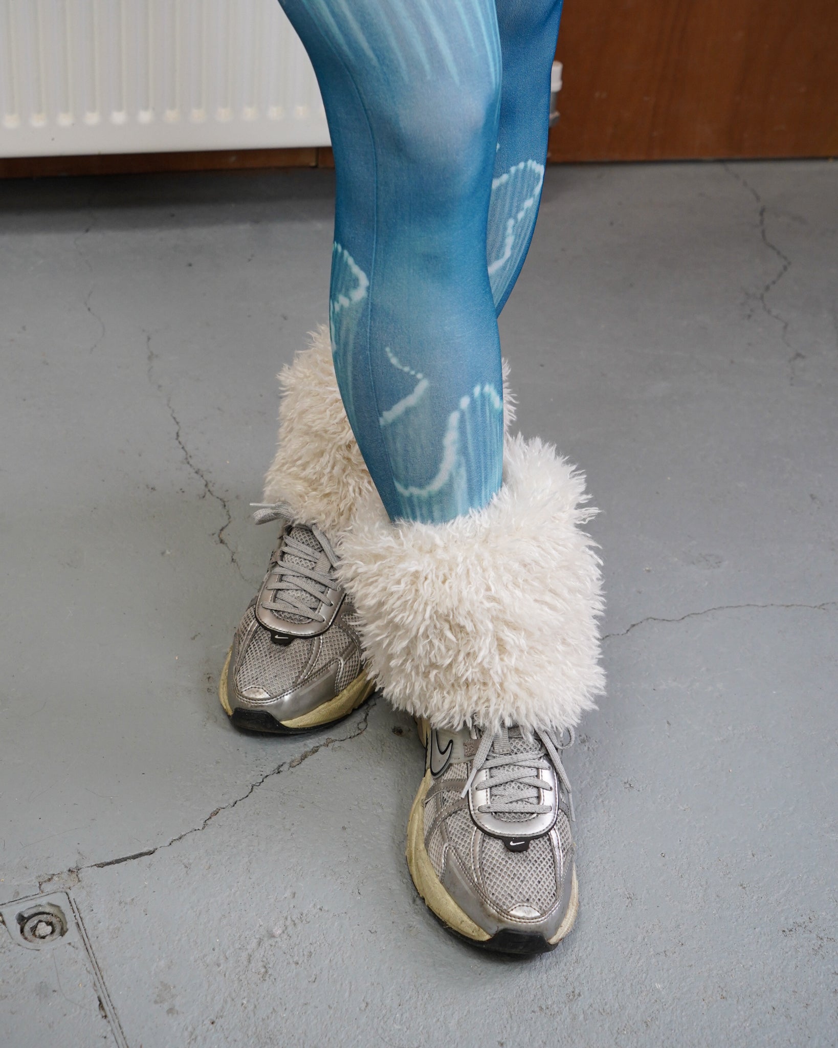 Lucid Blue PearlPrinted Tights 06