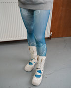 Lucid Blue PearlPrinted Tights 06