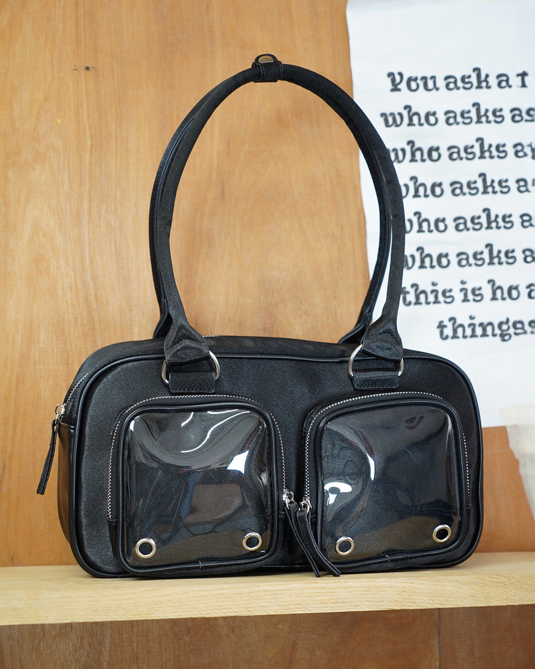 Clearcore Velvet Pink Ita Bag 01