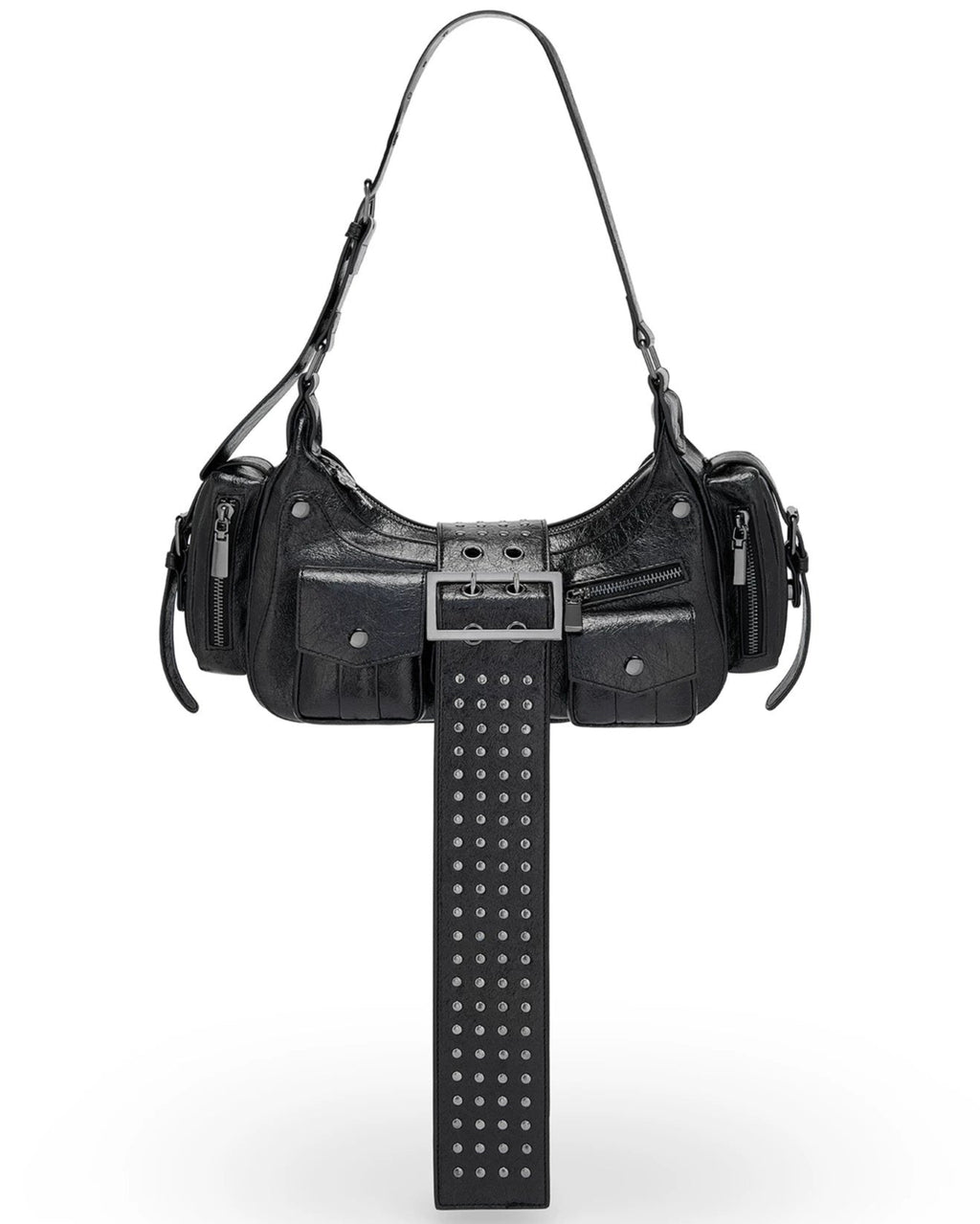 Rebel Babe Classic Black Shoulder Bag 01