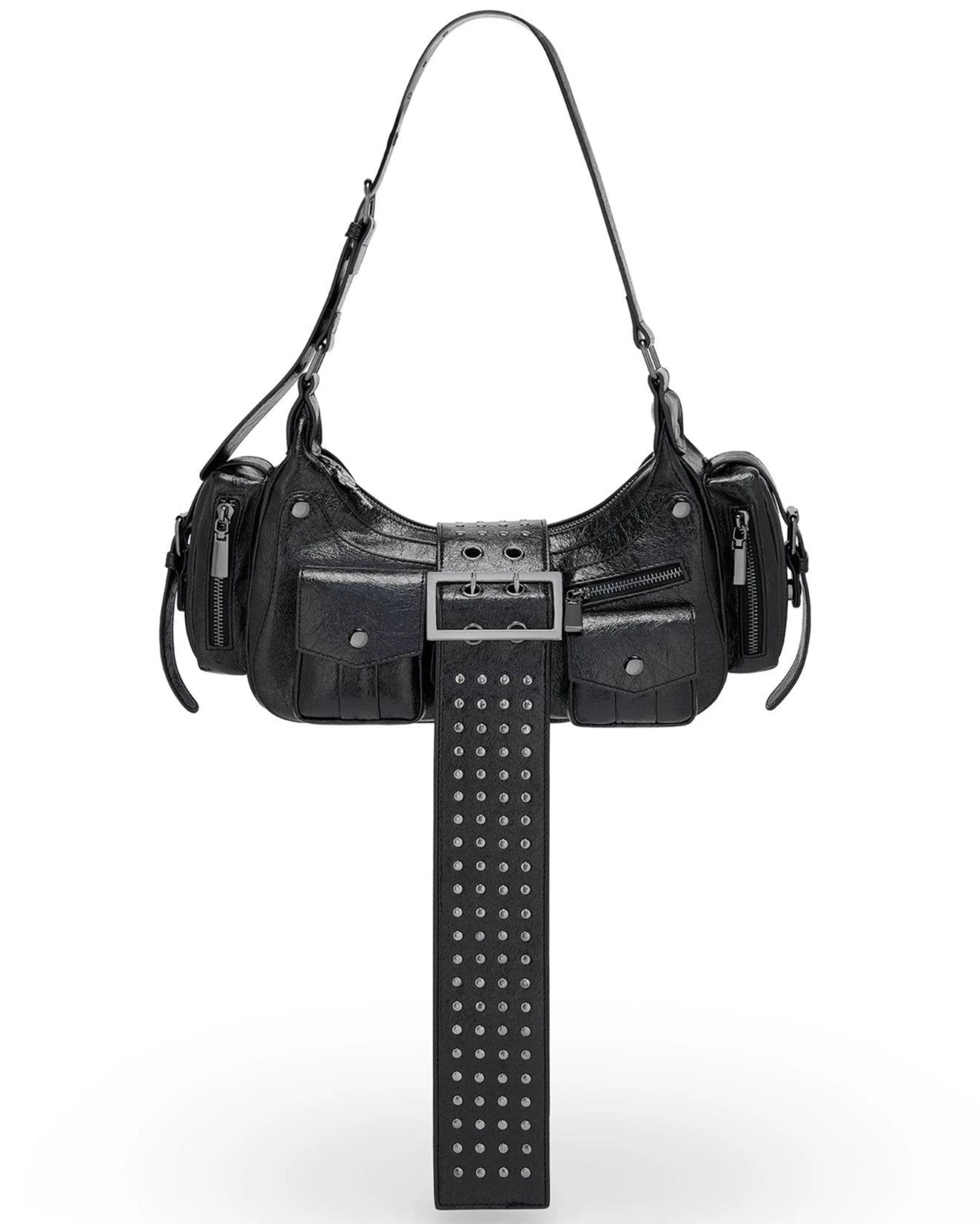 Rebel Babe Classic Black Shoulder Bag 01