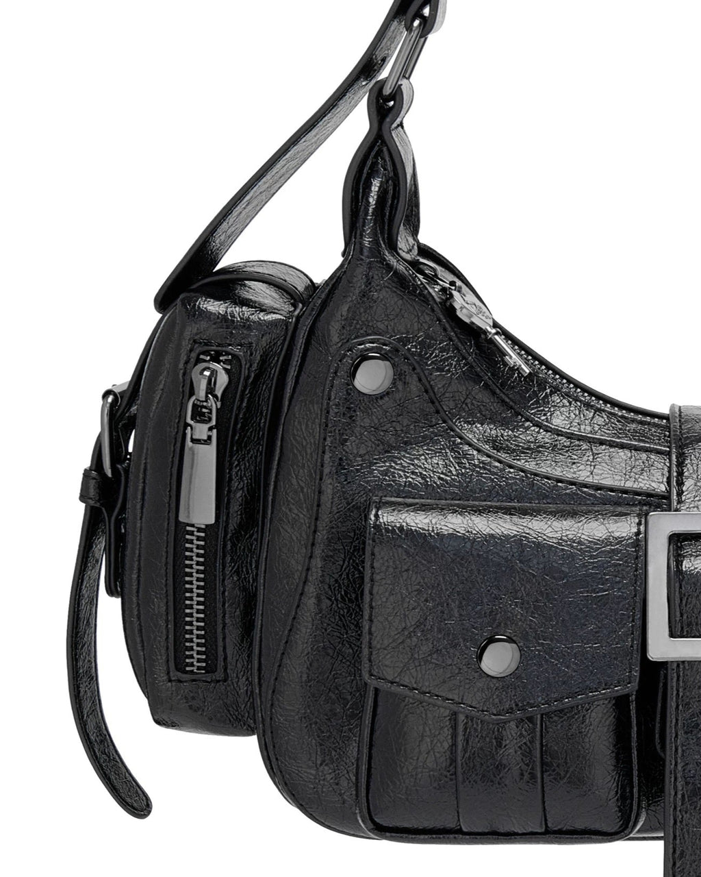 Rebel Babe Classic Black Shoulder Bag 01