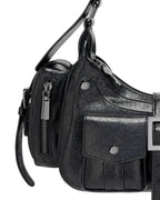 Rebel Babe Classic Black Shoulder Bag 01
