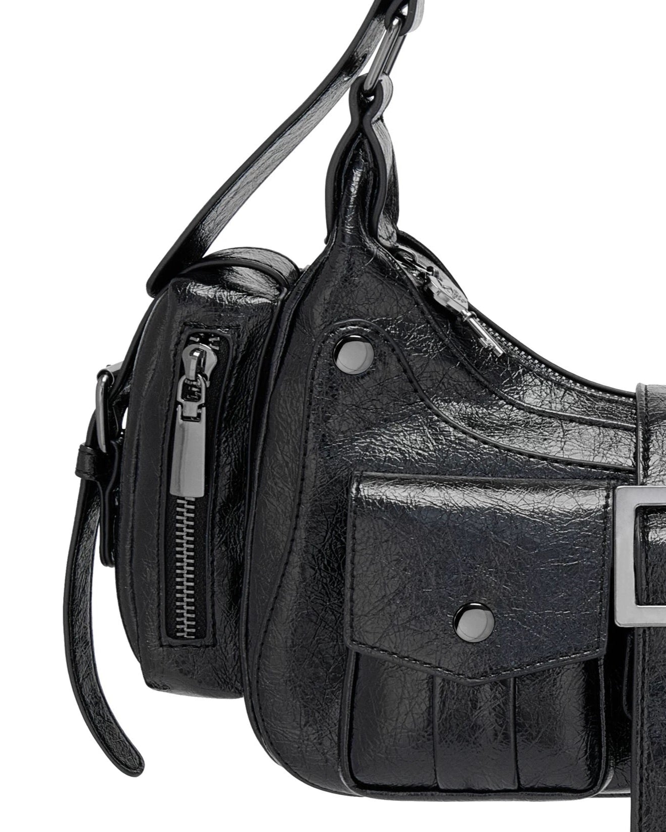 Rebel Babe Classic Black Shoulder Bag 01