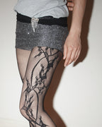 black lace tights with miumiu bikini
