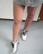 Purple Classic Fishnet Tights 03