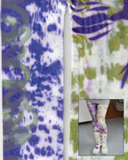 White Canvas Pollock Semi-sheer Printed Tights 01