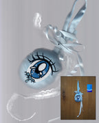 Dreamy Tear Blink Platinum Grey Bag Charm 01
