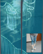 Lucid Blue PearlPrinted Tights 06